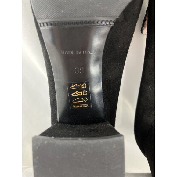 Gravity Pope Velvety Suede Block-Heel Shoes - Picture 10 of 10